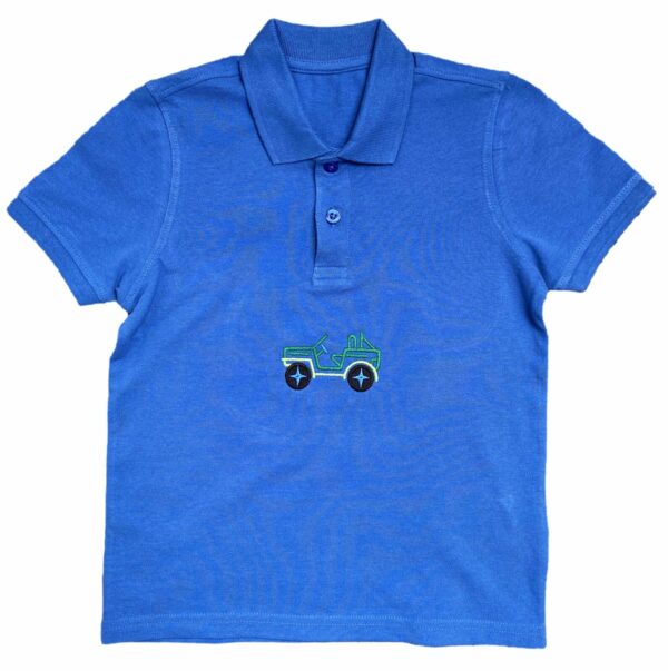 Children's short-sleeved polo shirt