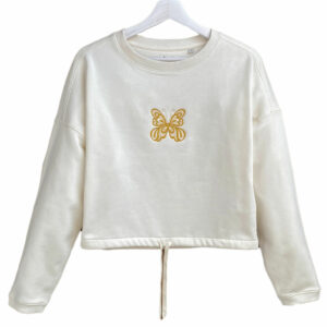 Ecological Cropped women's sweatshirt