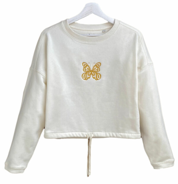 Ecological Cropped women's sweatshirt