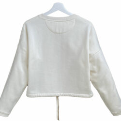 Ecological Cropped women's sweatshirt