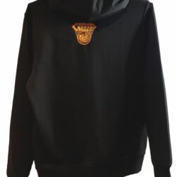 men's hooded sweatshirt with zip fastening